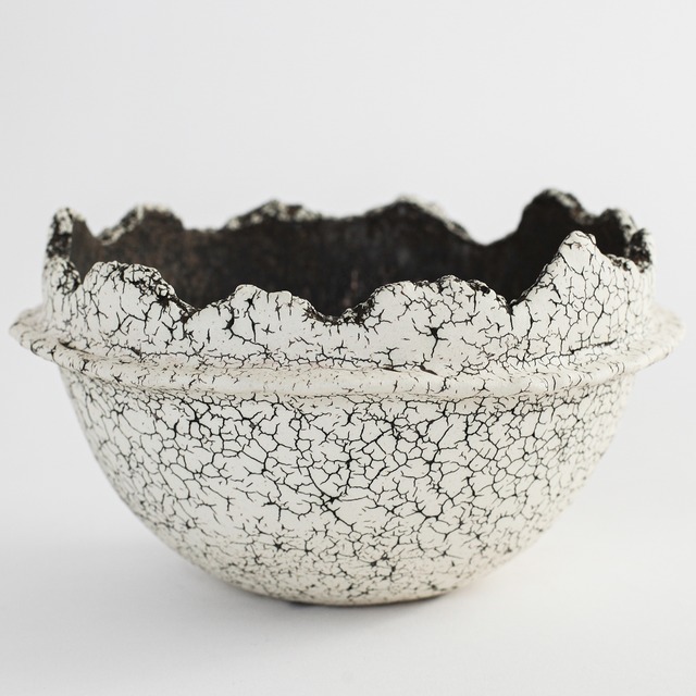-罅化粧- Bowl Pot(中根楽) ※Large No,004
