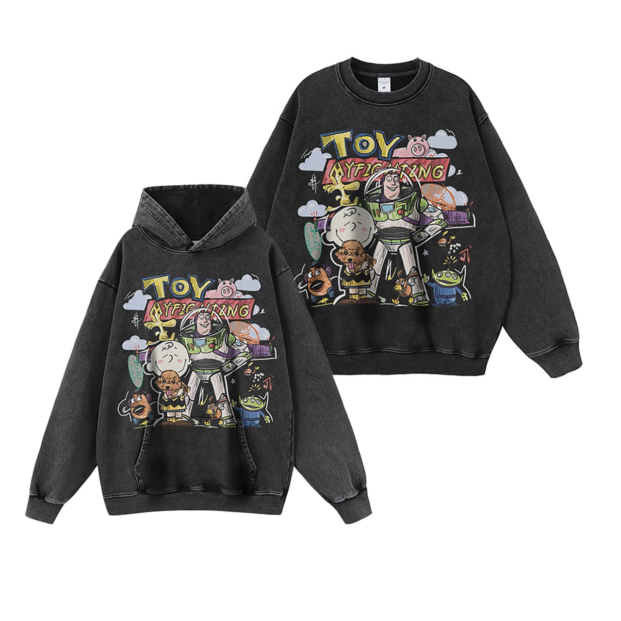 VINTAGE ストリート Toy Story パーカー/スウェット T1123