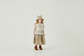 〈 eLfin Folk 24SS 〉 Noctua Suspenders Skirt / elf-241F14 / スカート / beige /