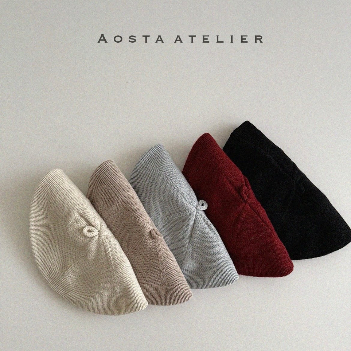 【即納】aosta / knit beret