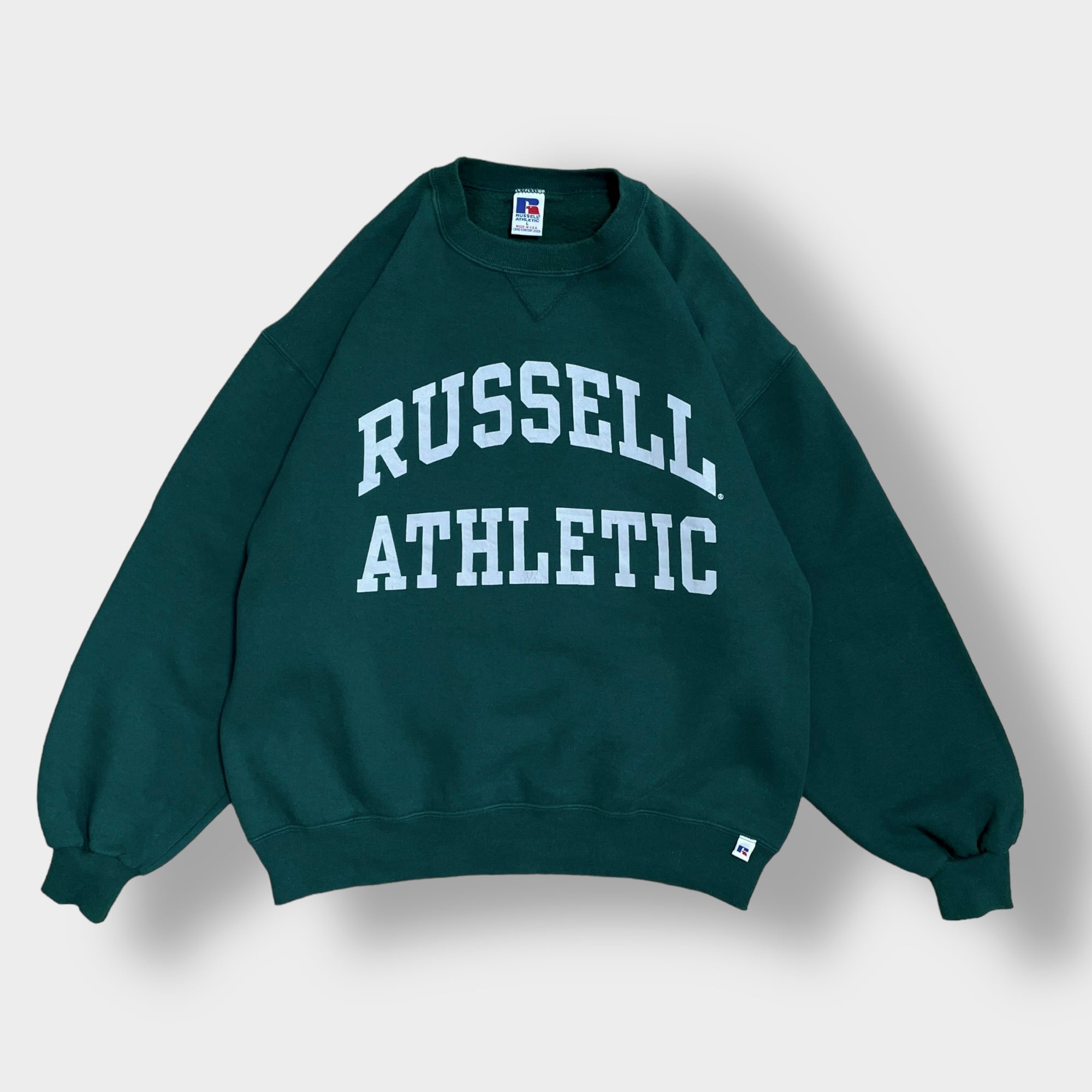 RUSSELL ATHLETICs USA製 スウェットシャツ トレーナー アーチロゴ