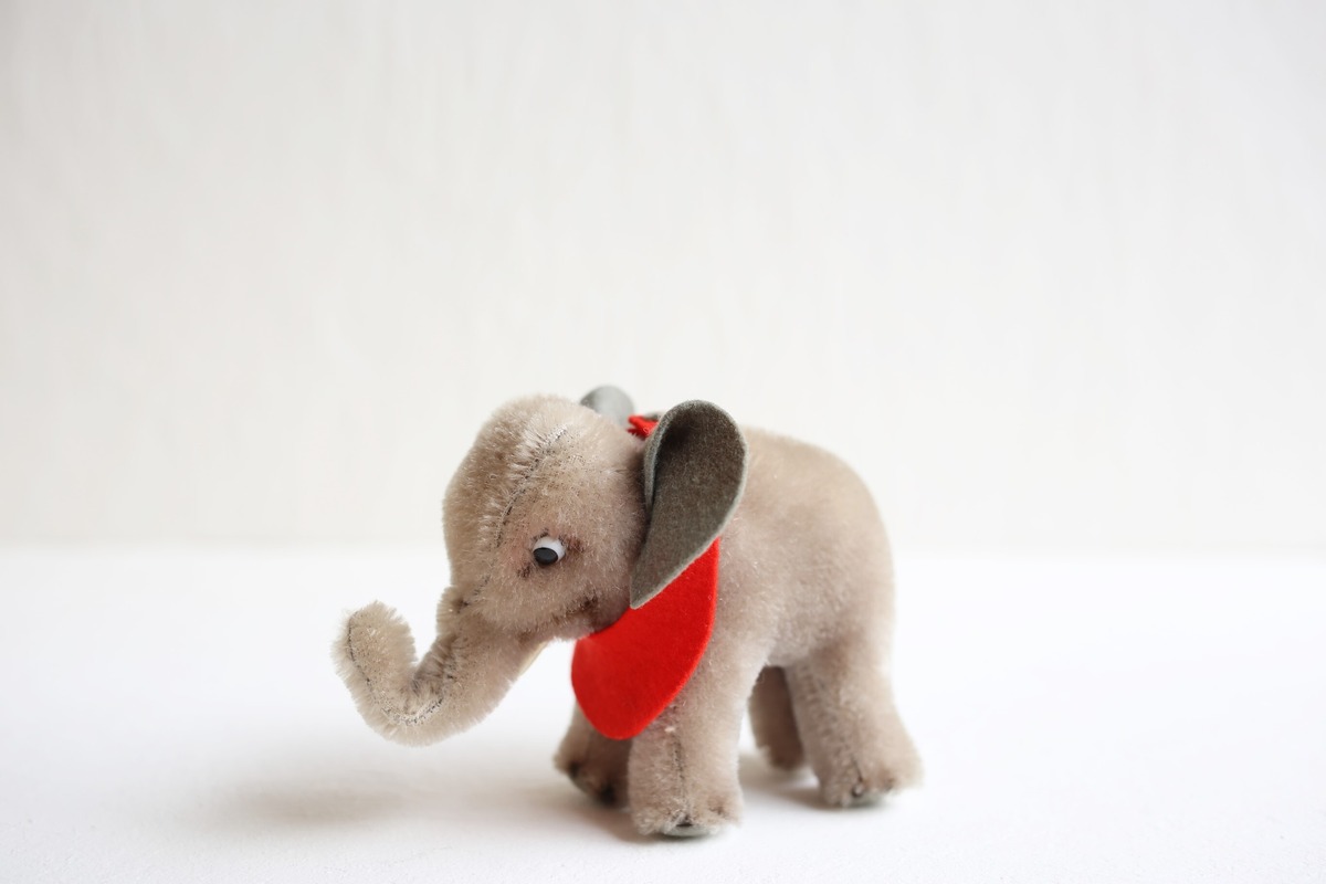 ドイツ ヴィンテージ Steiff シュタイフ 『Elephant』ゾウ 10 