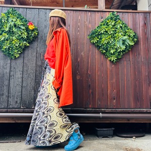 フラワー柄2wayスカート