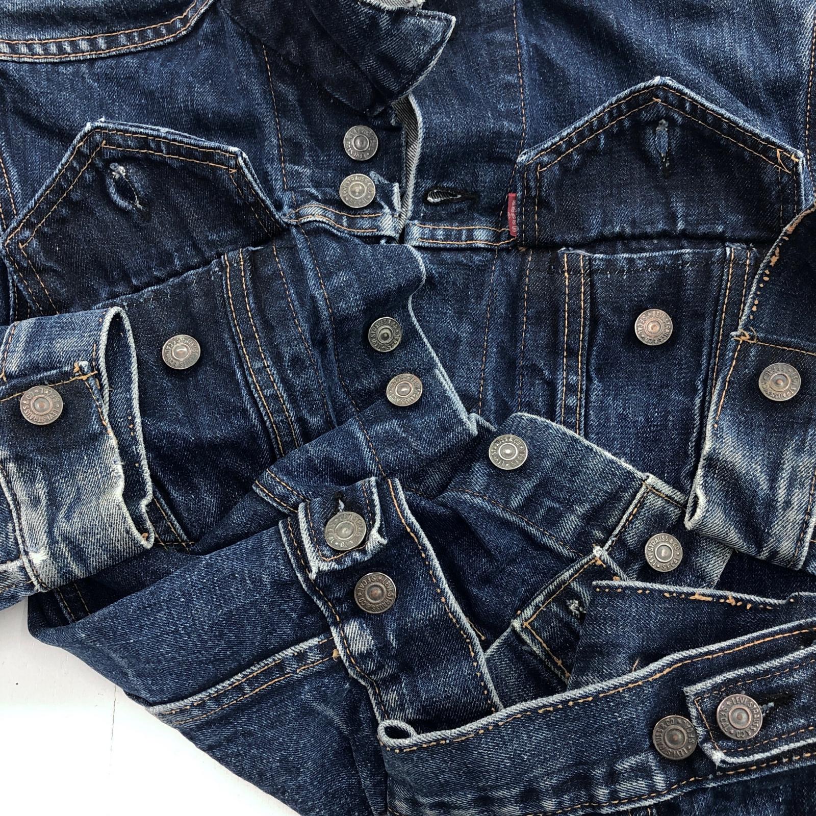 LEVI'S リーバイス 60年代 USA製 70505 4th BIG E 不均等V ボタン裏 LEVI'S リーバイス 60年代 USA製 70505 4th BIG E 不均等V ボタン裏
