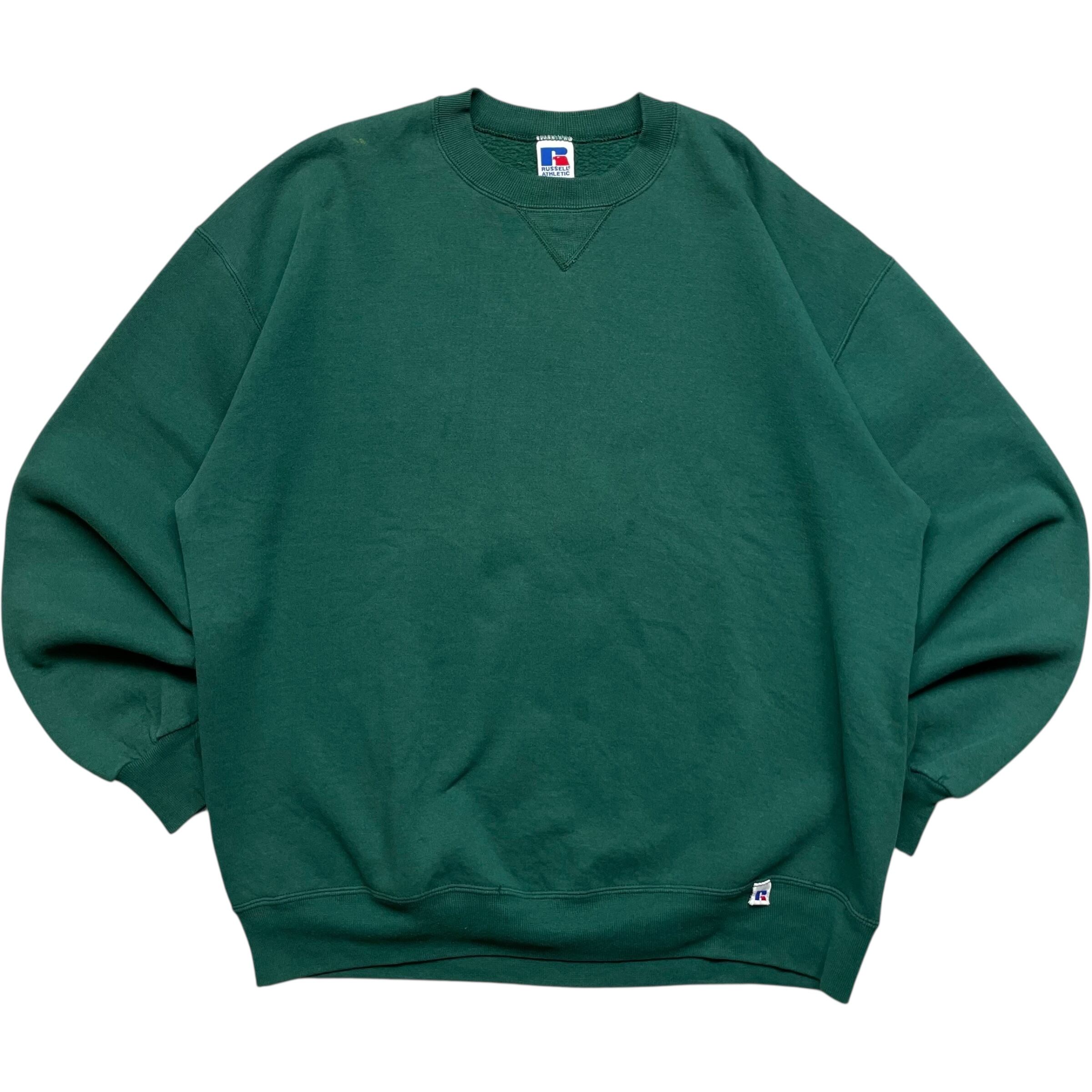 《XL》russell athletic ラッセルアスレチック スウェット 無地 USA製 90年代 vintage no.9173