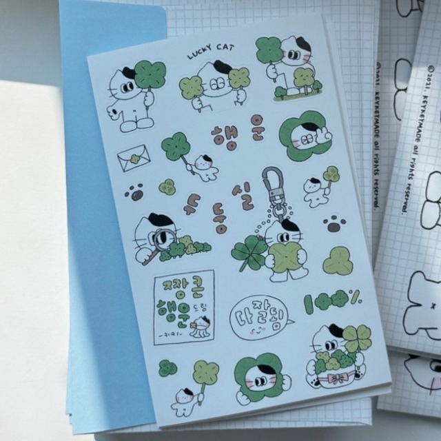★予約 KEYKEYMADE 〔sticker -Daily 4種類-〕