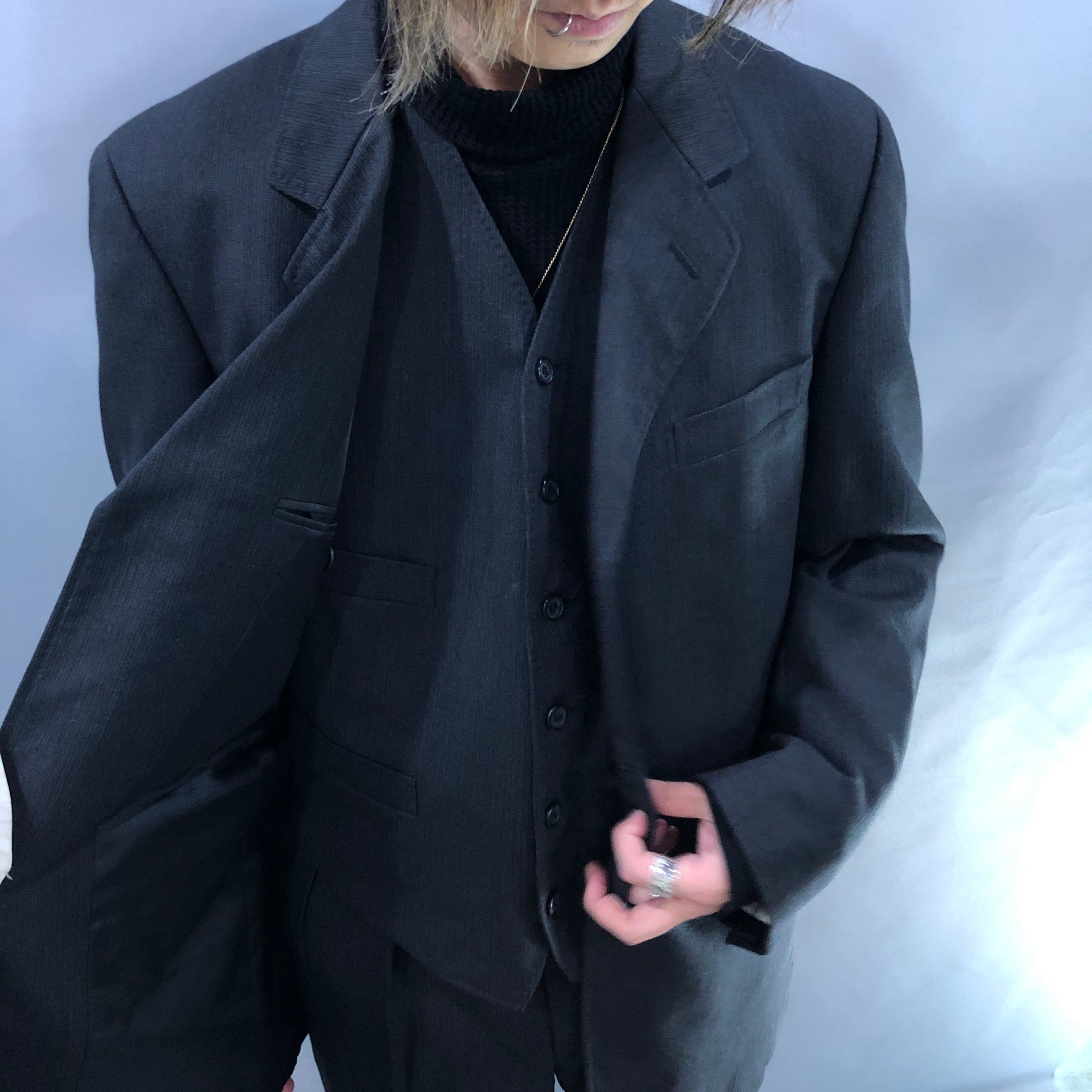 Yohji Yamamoto×AAR】3ピースセットアップ sb2204 | ブランド古着屋 ...