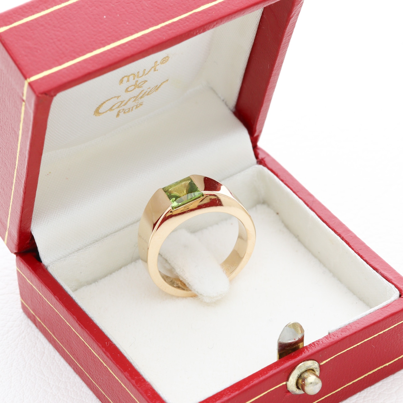 カルティエ タンク ペリドット リング #51