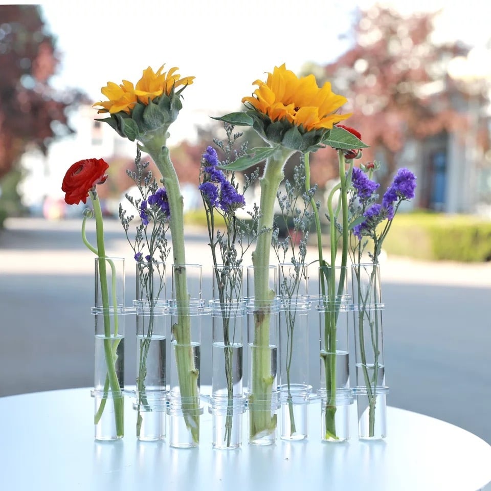 Flower vase set-L 試験管型ガラスフラワーベース セット 北欧デザイン