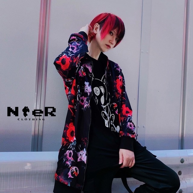 RED ROSE ZIP PARKA