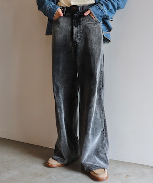 UNUSED / UW1151 CORDUROY WIDE PANTS (BLACK)