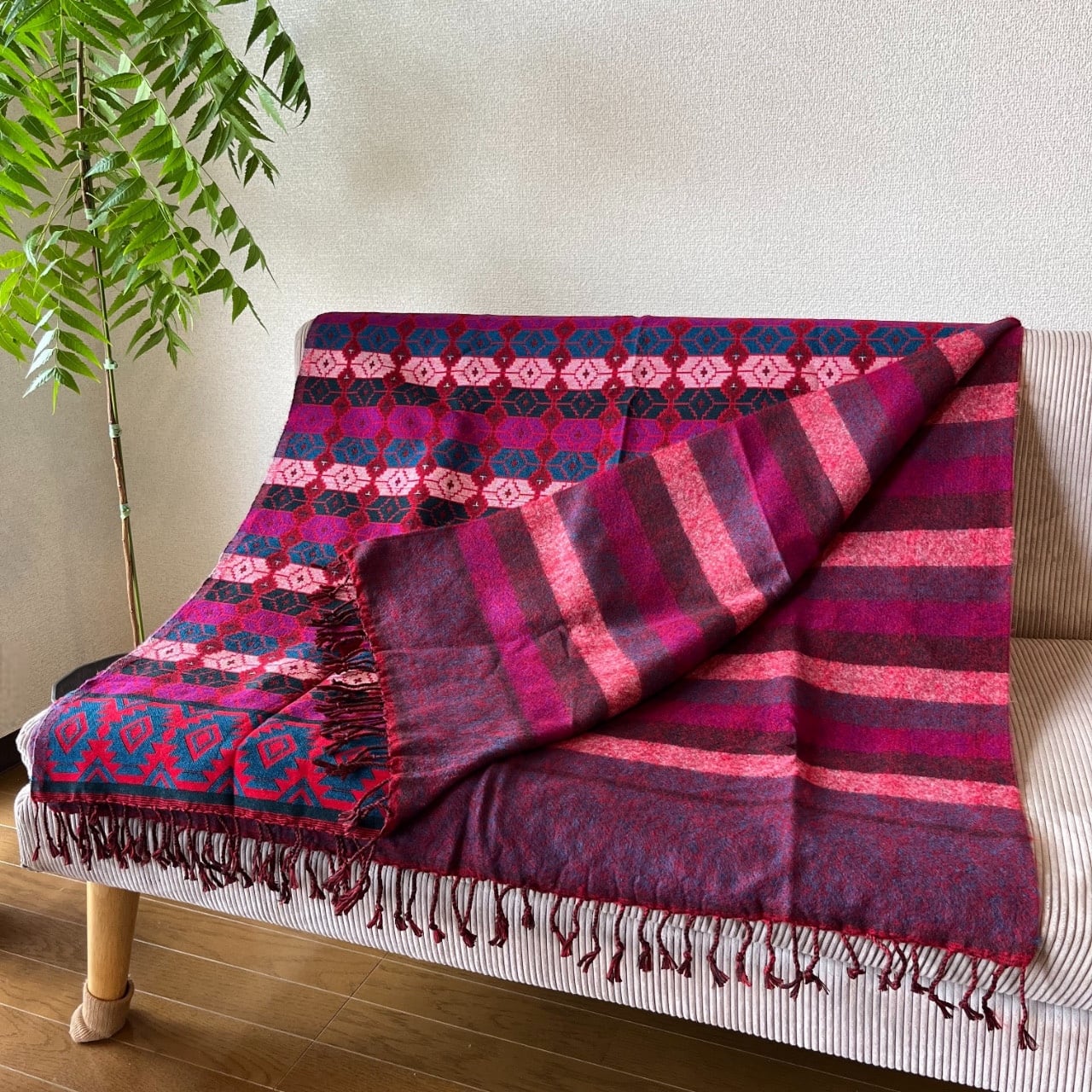 ヤクの毛　カーペット　ネパール ヤクの毛 カーペット ネパール