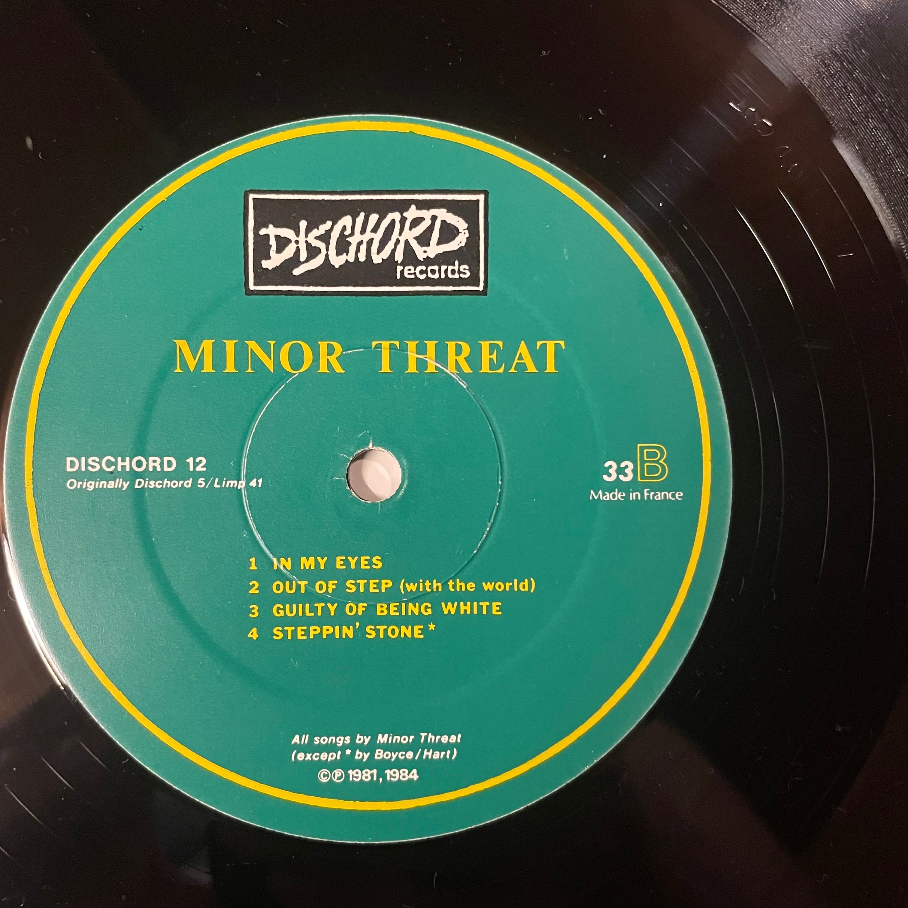 Minor Threat / Minor Threat (First Two Seven Inches) 【USED Vinyl
