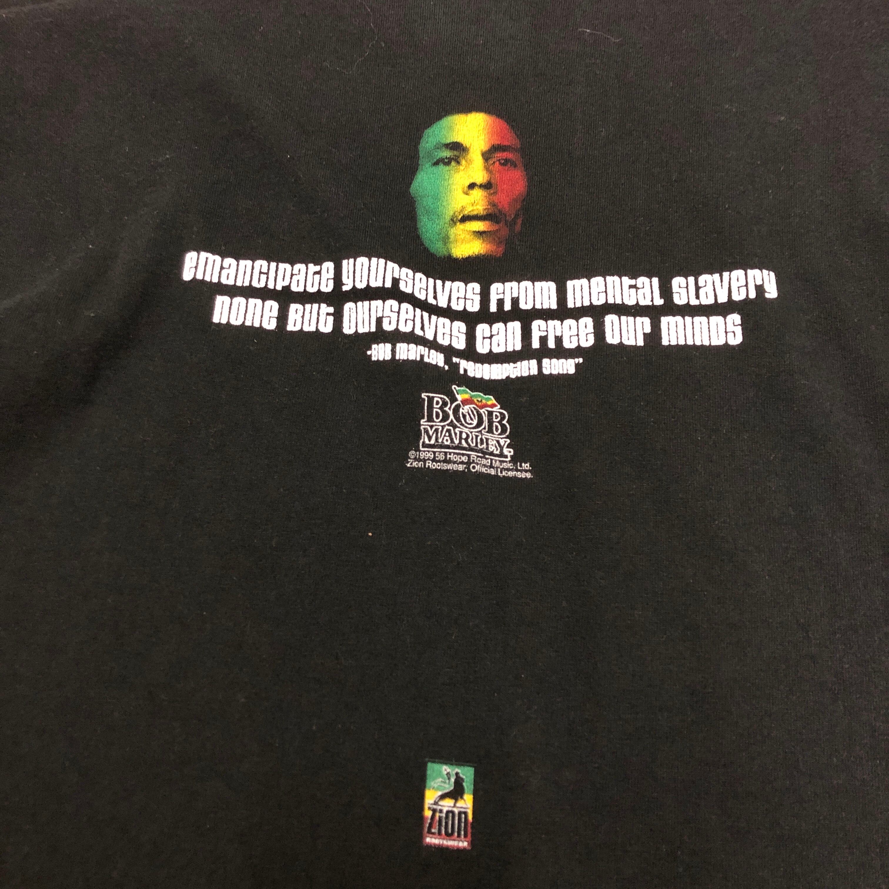 00s BOB MARLEY/Big Face print Tee/L/ビックフェイスプリント 00s BOB MARLEY/Big Face print Tee/L/ビックフェイスプリント