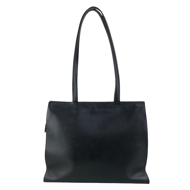 Christian Dior クリスチャン ディオール ハンドバッグ ブラック オーバルロゴ レザー トートバッグ vintage ヴィンテージ オールド 7e6azr