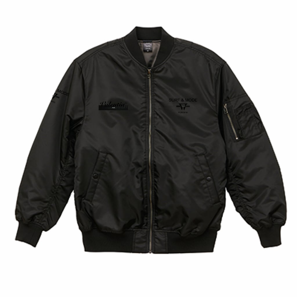 （両面印刷）United Athle タイプ MA-1 ジャケット（中綿入）