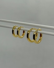 plain hoop pierce M