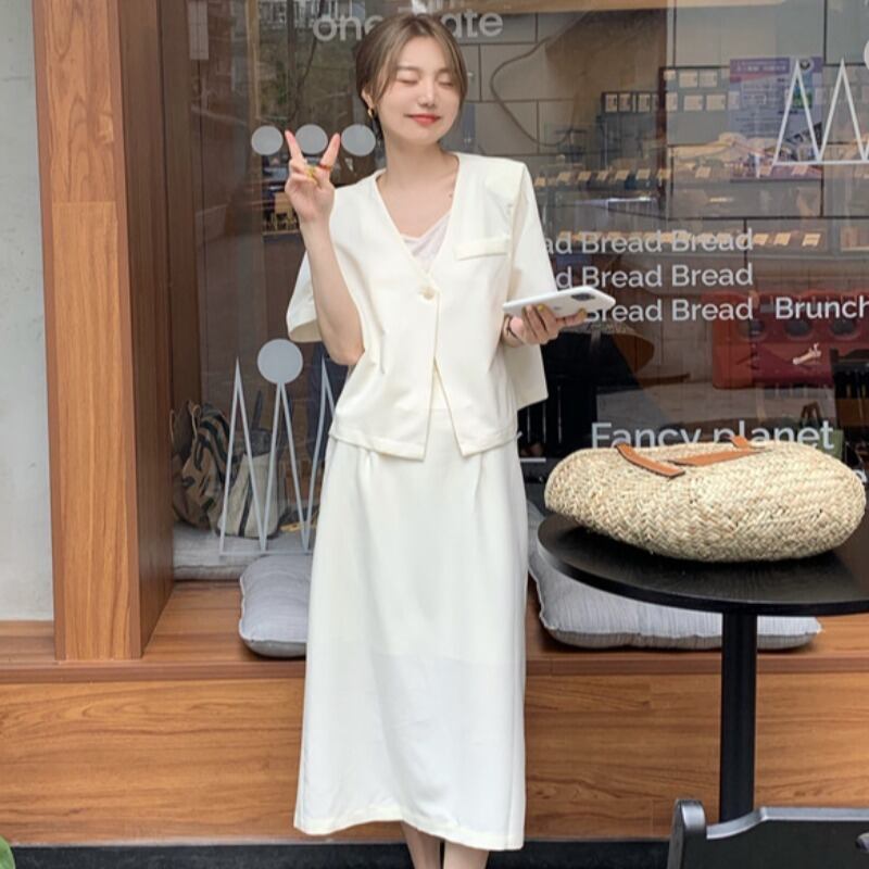 サマージャケット カジュアルスカート 夏物 YY-ファッション21380632971