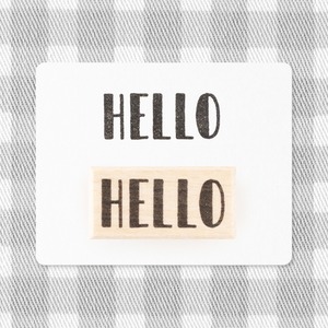 【大きな文字】HELLO_こんにちは | はんこ