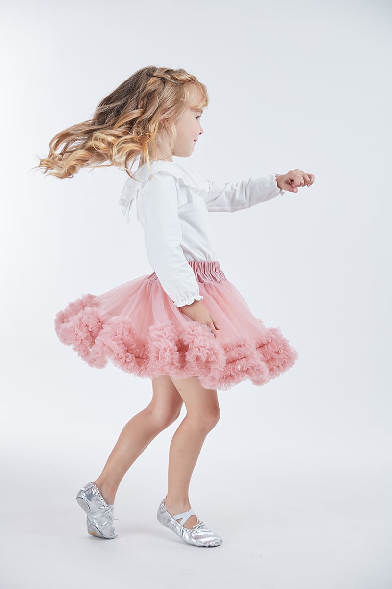 ペアマノン 女の子 チュールスカート ピンク 100cm - スカート