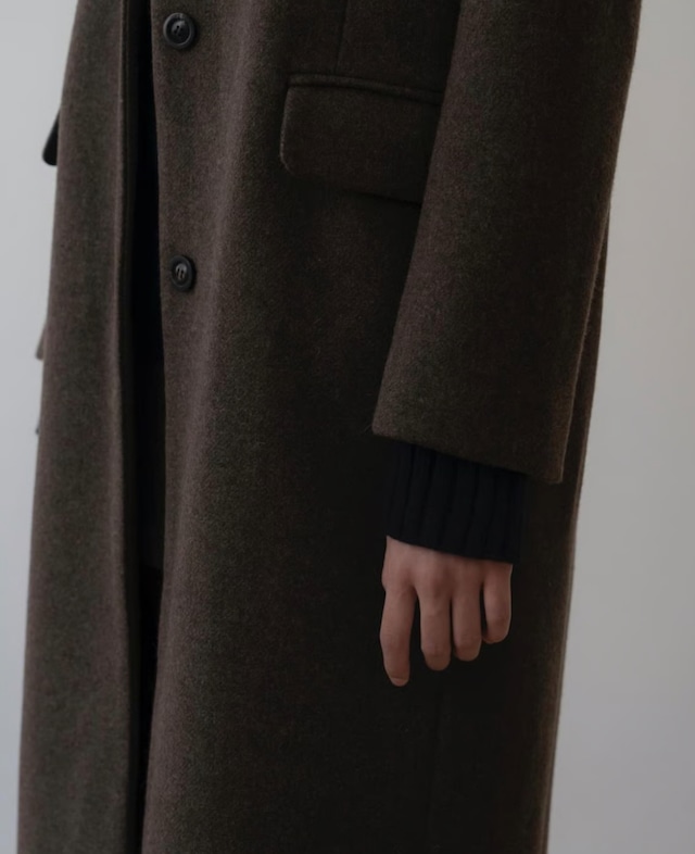 (予約) miel / Single wool coat 3color