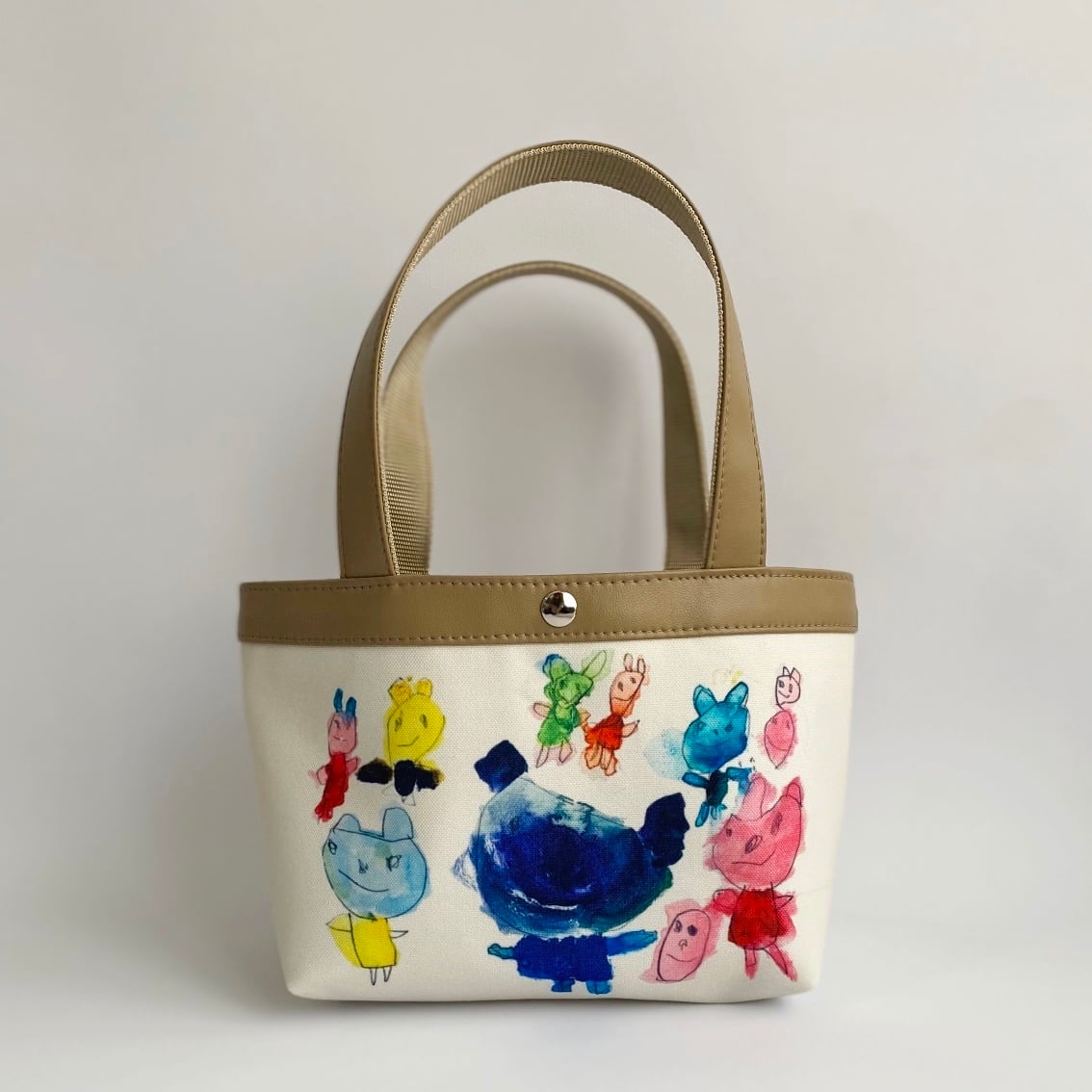 ミニトートバッグ◇キャンバス | リトルピカソ ｜子どもの絵で作る鞄と
