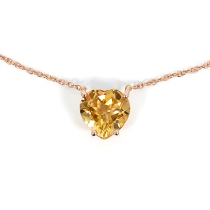 シトリンハートNecklace