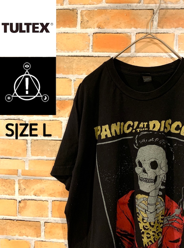 【TULTEX】Panic! at the Disco バンドTシャツ L 黒 スカル