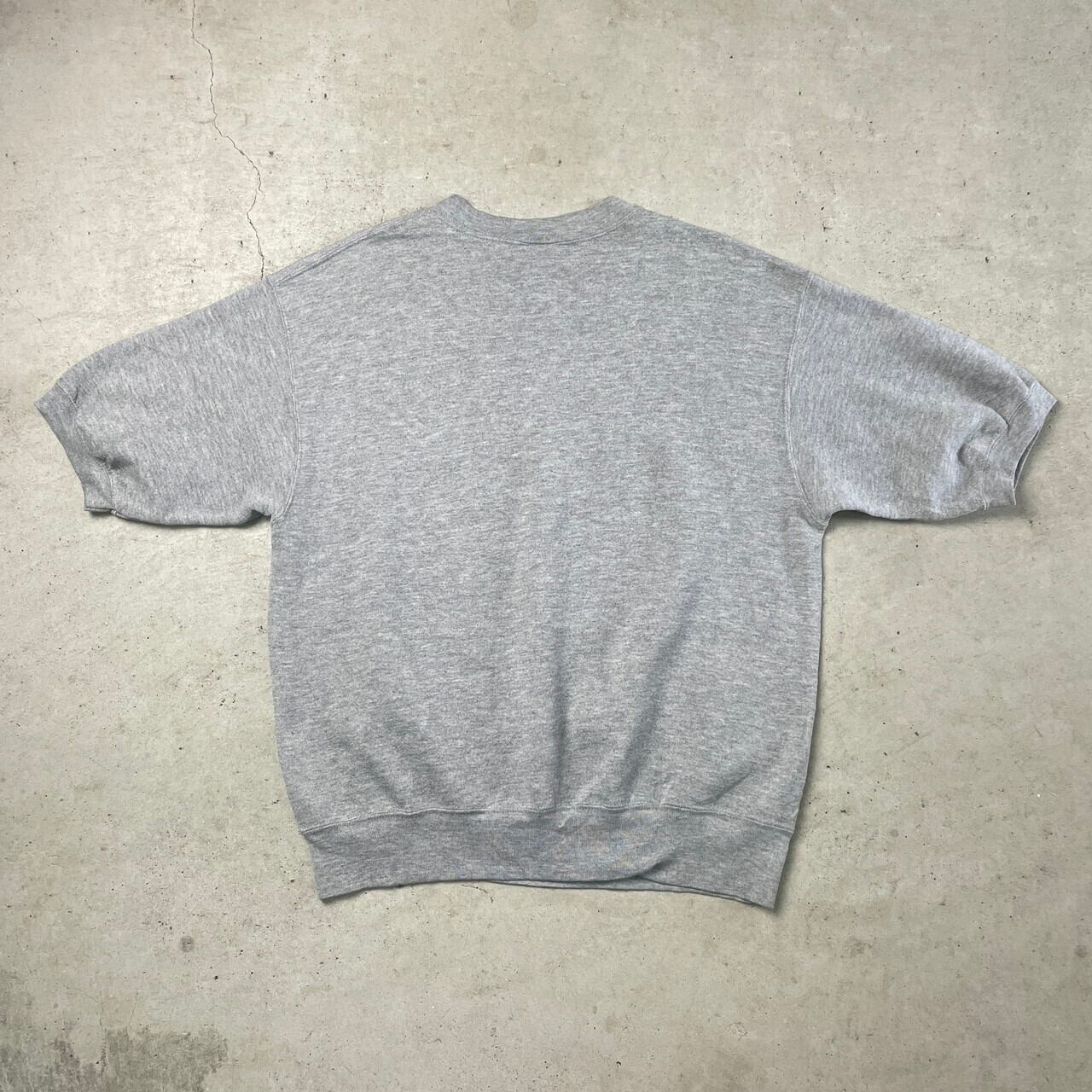 USA製 USAオリンピック ワンポイントロゴ刺繍 半袖スウェット Tシャツ 
