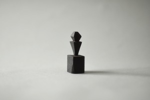 (084)wood figure-mini抽象台付_021