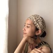 ボゴランベルト《No.001》白 泥染め約160×13cm