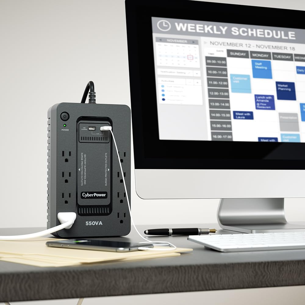 SX550UJP CyberPower UPS 無停電電源装置 常時商用給電 矩形波 550VA