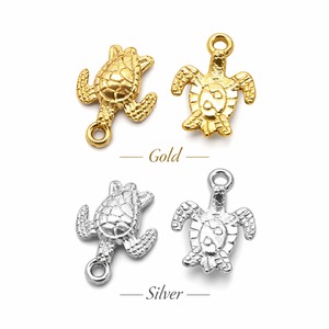 【C563】海亀 ホヌ　チャーム 4個