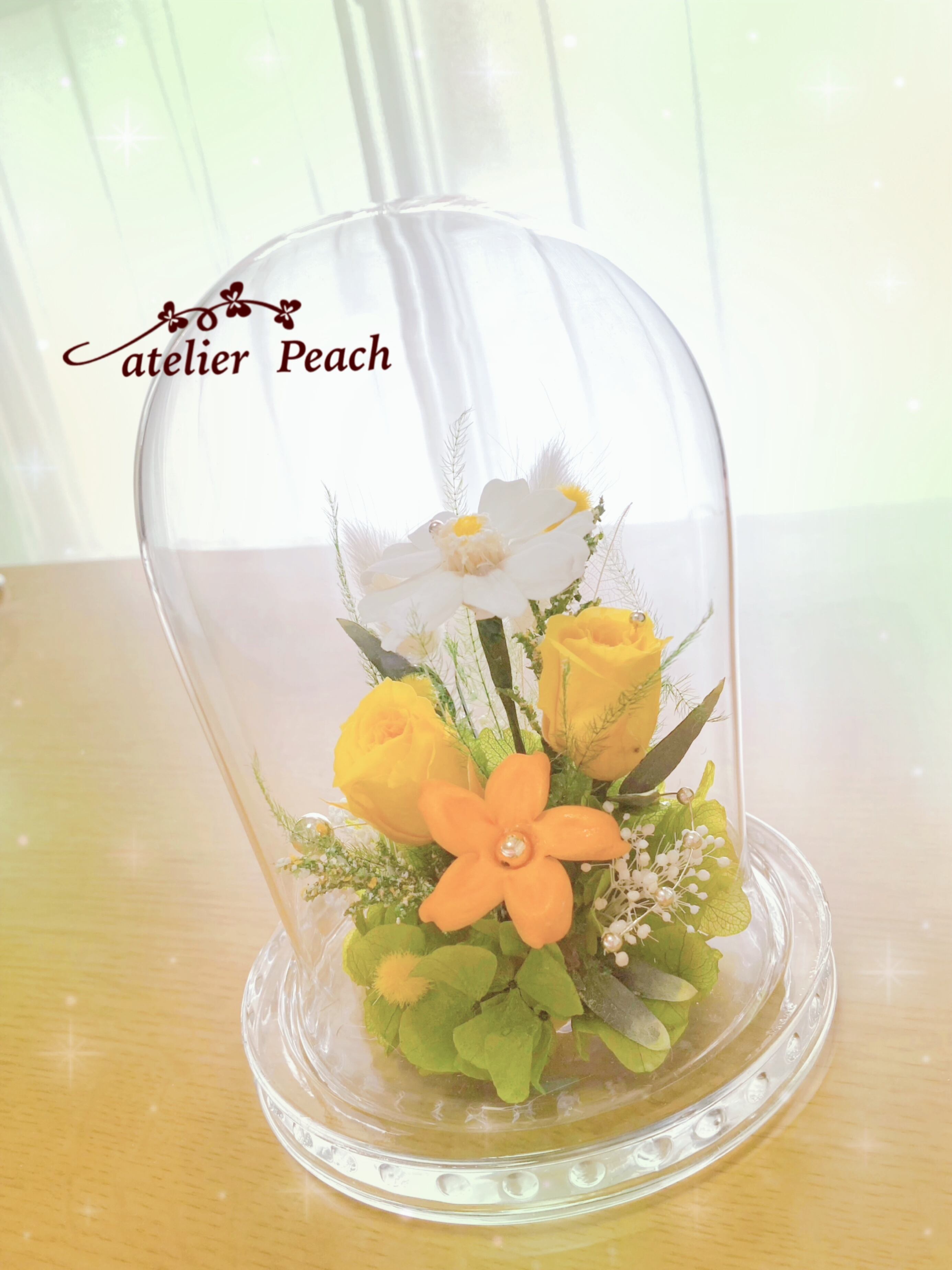 妖精のお花⭐︎ガラスドーム | アトリエpeach