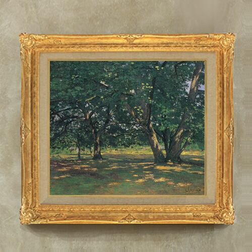 絵画油絵風景画森F10