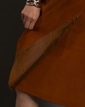 1980's Loewe / Leather Wrap Skirt