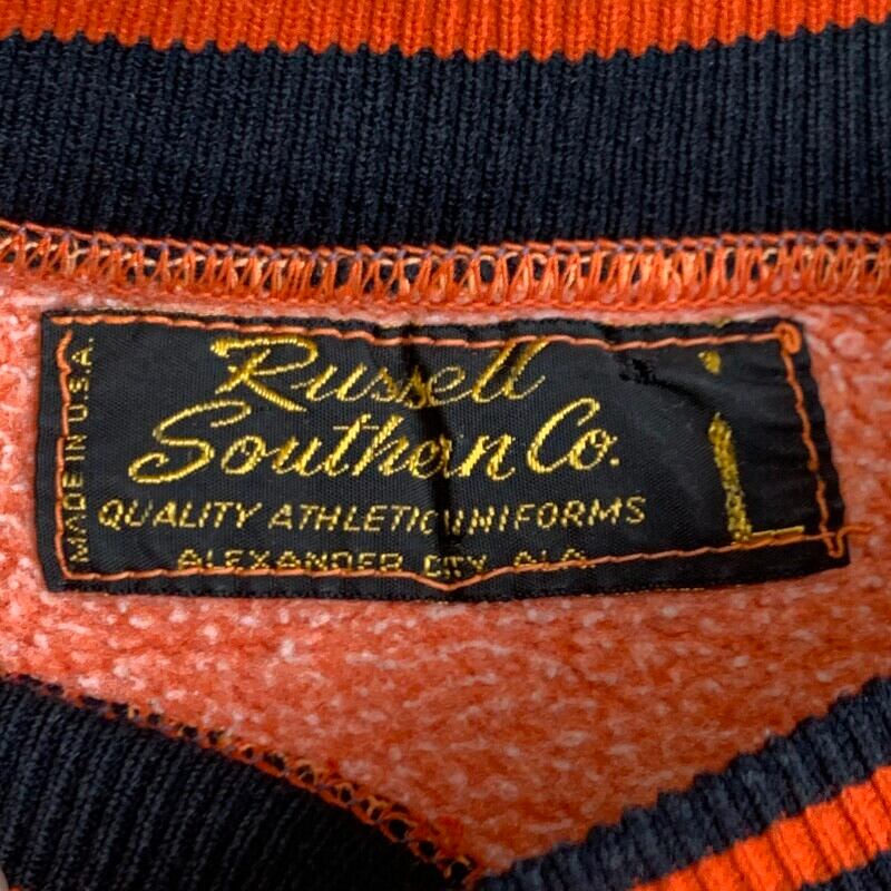 50's 60's Russell Southern ナイロンレーヨンシャツ 黒タグ 7分袖