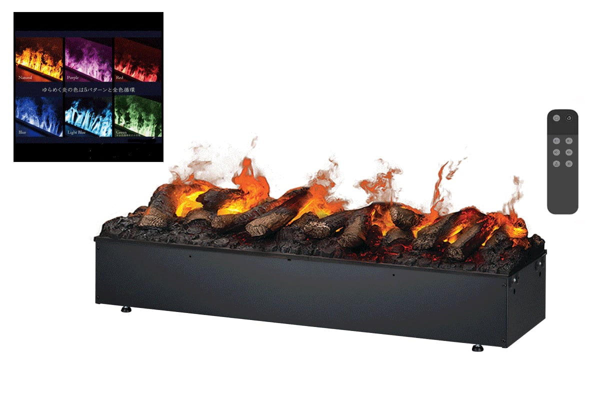 40インチオプティミストカセット 1000P-RGB本体+薪セット2台 / ディンプレック / 送料無料 / Dimplex / Opti-myst