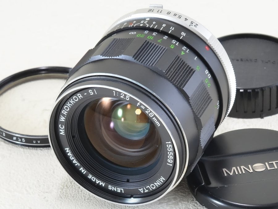 【美品】MINOLTA MC W.ROKKOR-SI 28mm f2.5