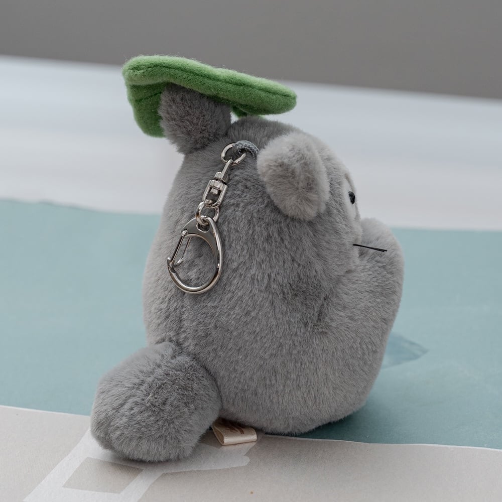 となりのトトロ キーホルダー なかよしマスコット 大トトロ 葉っぱ