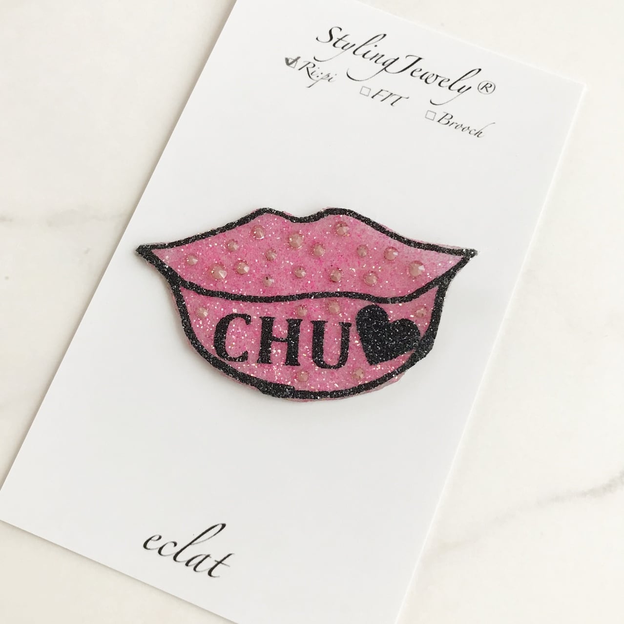 リピorフィット】CHU❤︎唇アクセサリー キスマーク リップマーク