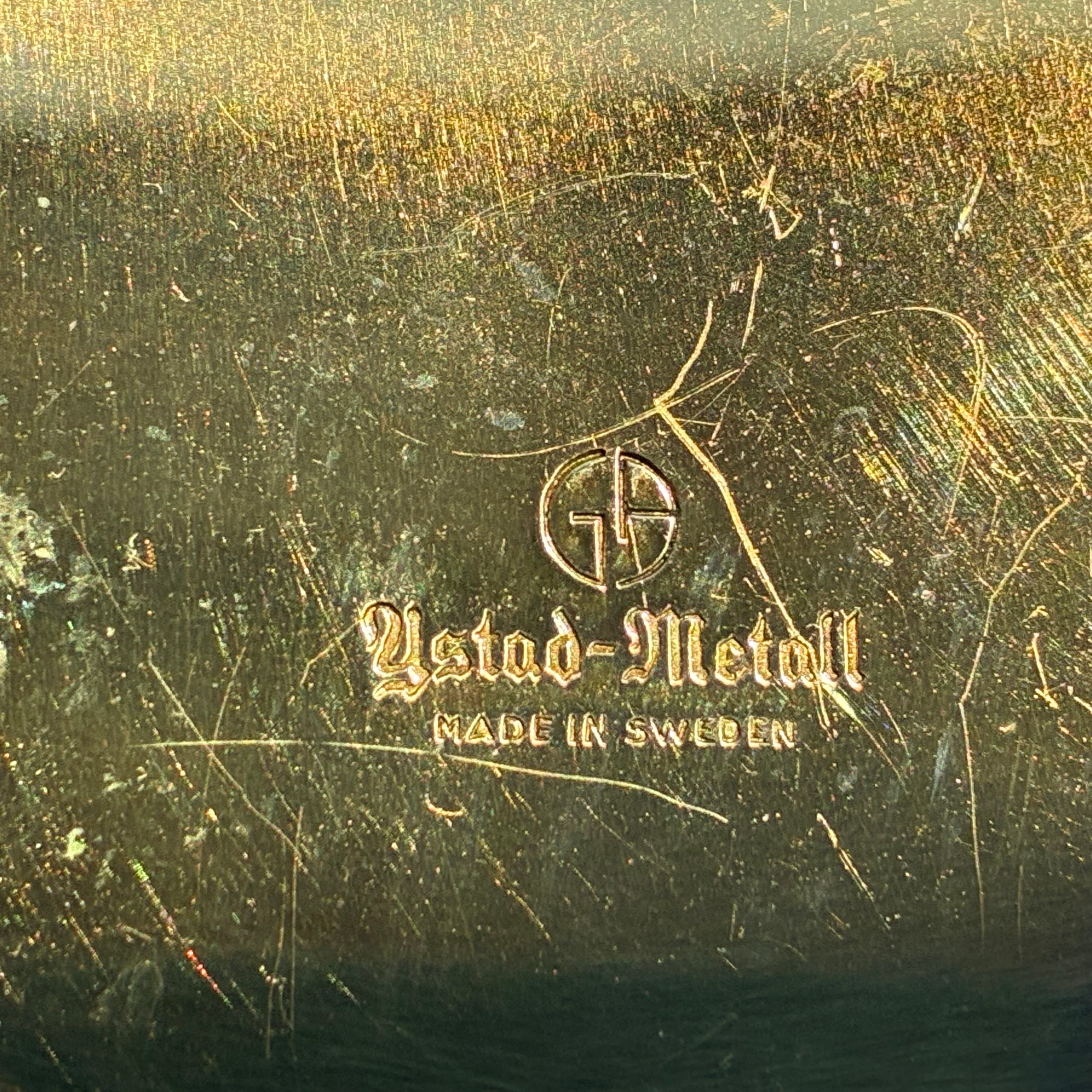 Ystad Metall / イースタッドメタル 真鍮製 キャンドルホルダー ブルー