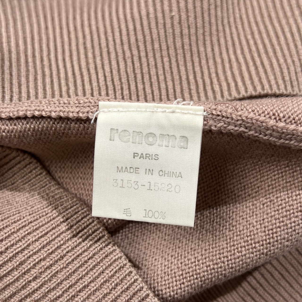希少 renoma レノマ sports club ポケットデザイン ウールニットセーター サイズ 48 /オールド/ビンテージ/イタリア製系
