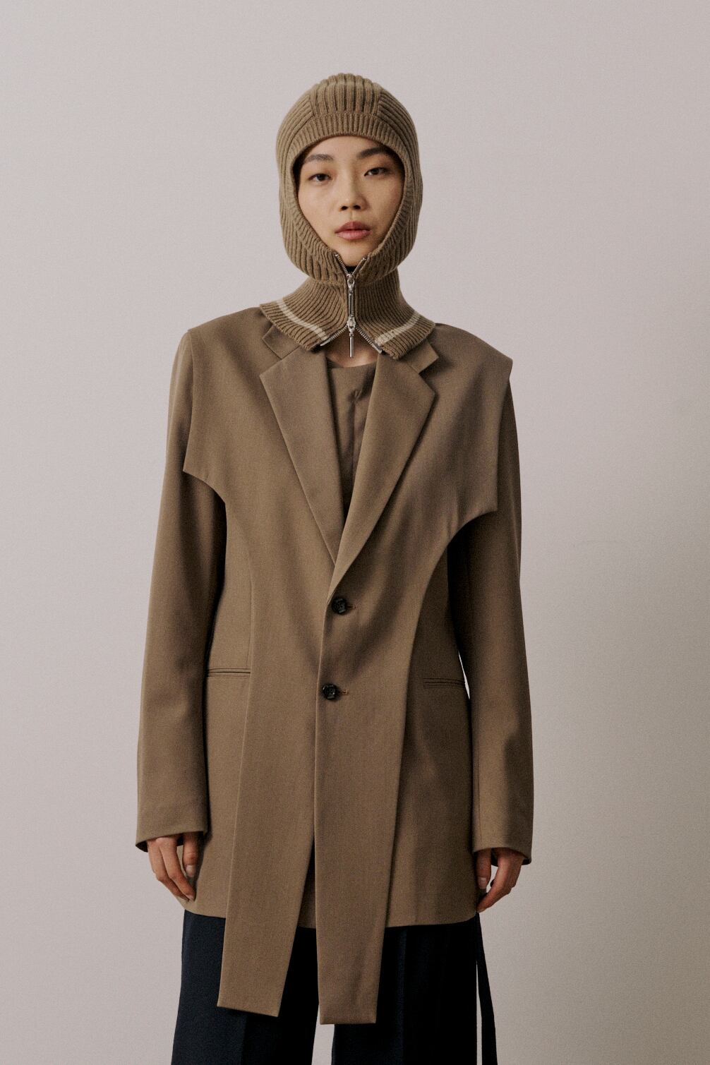 ZIP バラクラバ / ファインウール / U744-A02-110 | UJOH ― UJOH