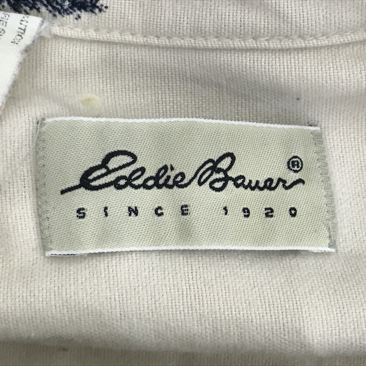 エディーバウアー Eddie Bauer 長袖 シャモアクロスシャツ メンズL /eaa347941