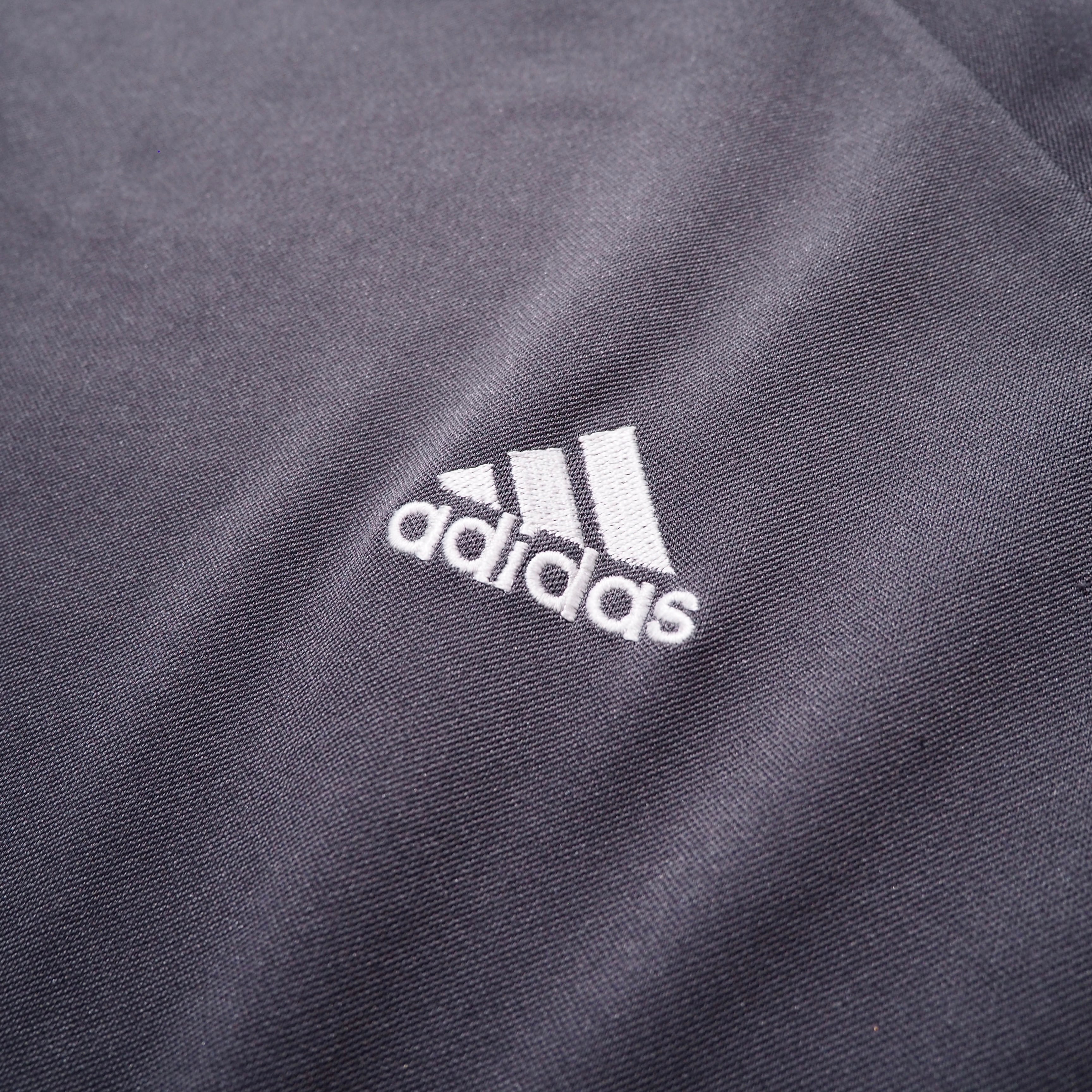 2000s " adidas " Tricolore three line Embbossed SS game Tee