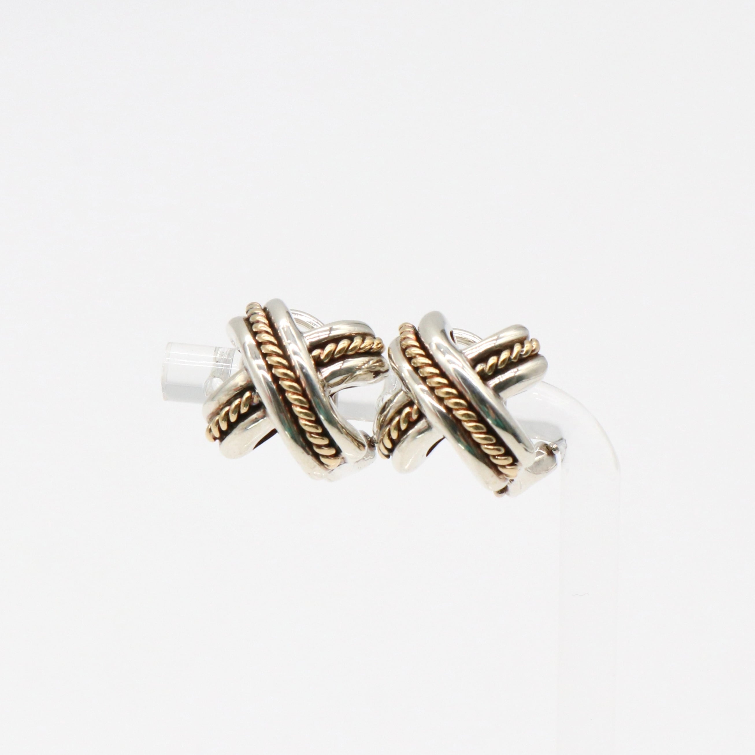 【いじち】 Tiffany & Co. シグネチャーピアス　シルバー925 Tiffany&Co. シグネチャー ピアス コンビ シルバー925 K18