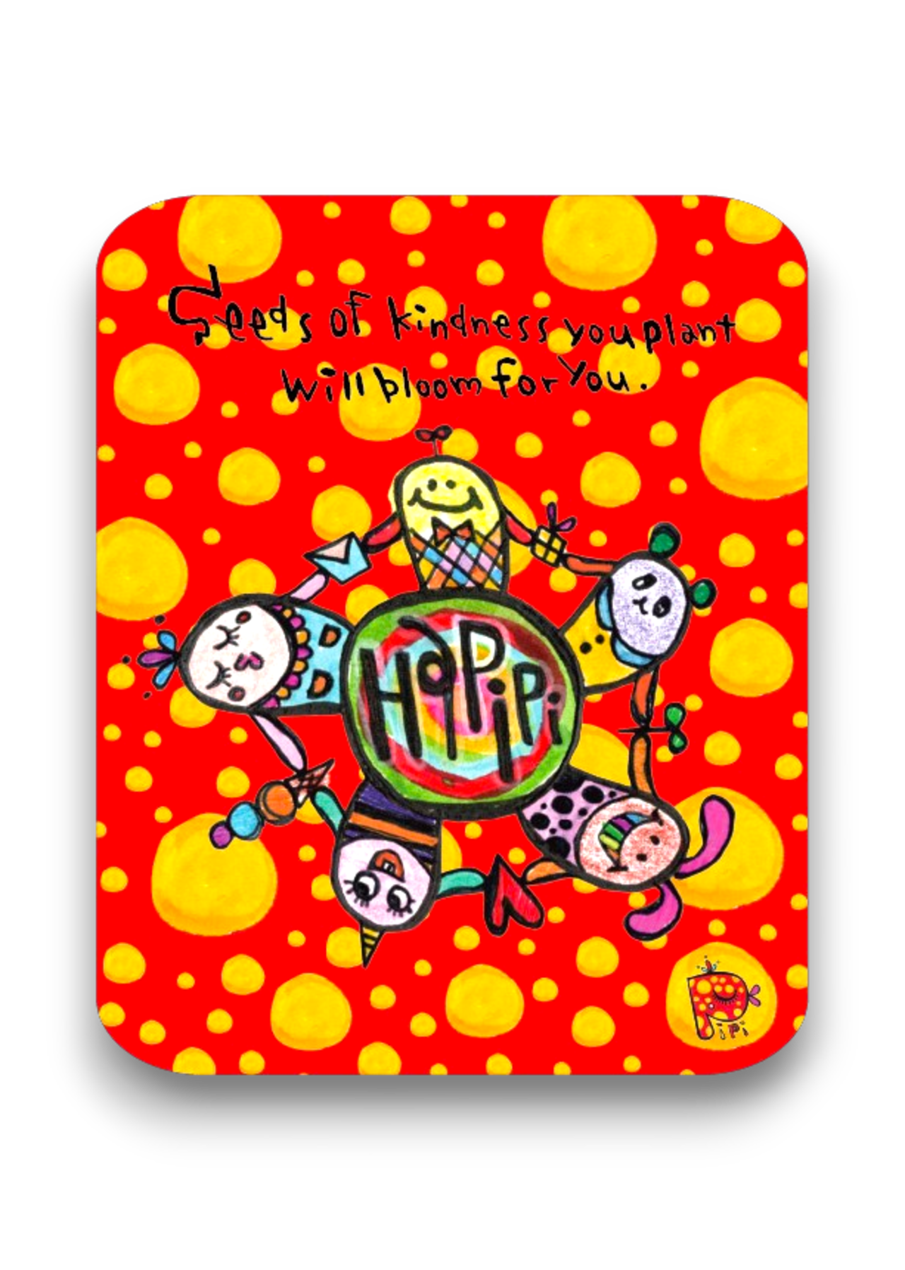 pipiマウスパッド ラバースポンジタイプ ハピピ