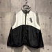 Majestic マジェスティック SOXロゴ フルジップジャケット 黒 白 グレー 切り替え
