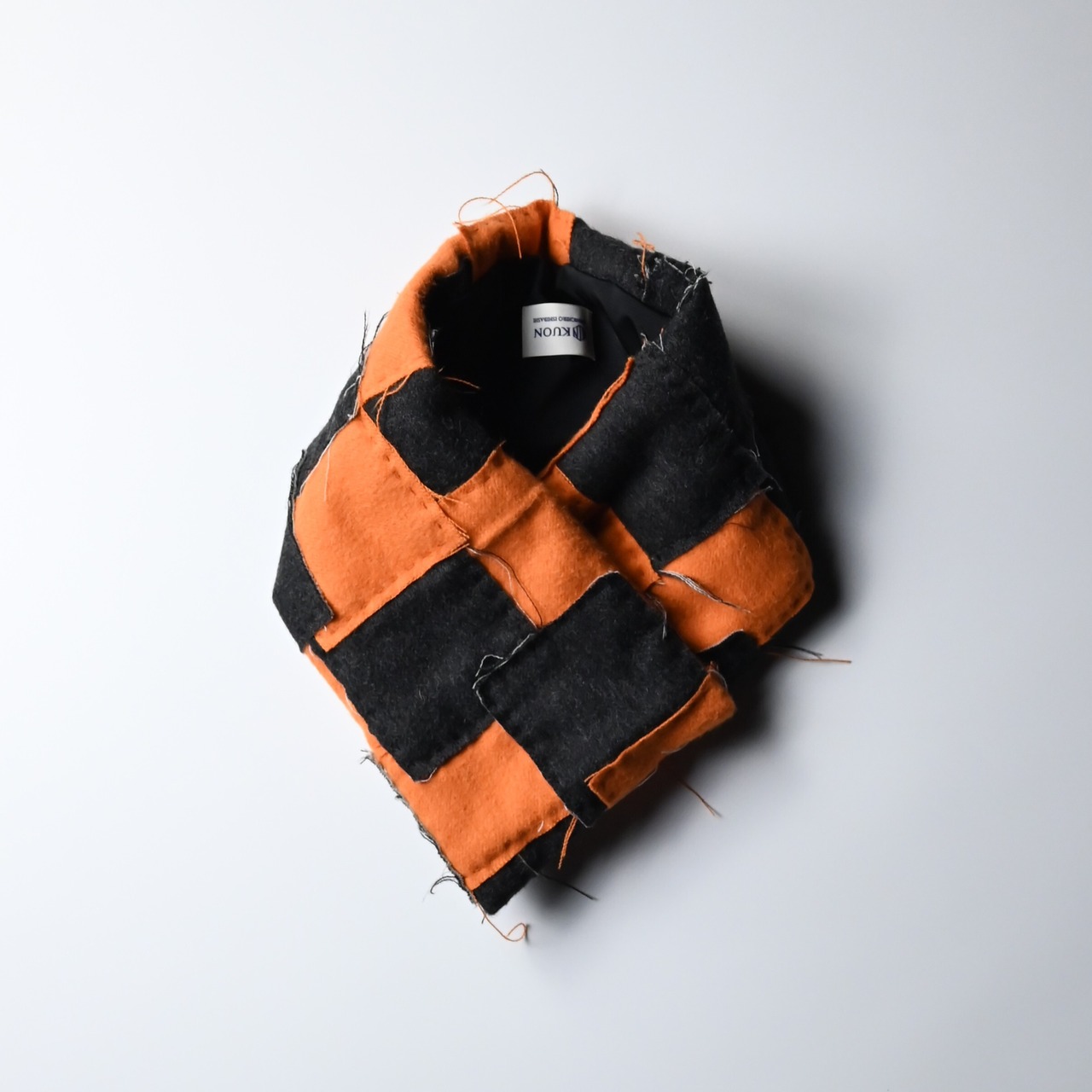 KUON / x The Inoue Brothers Alpaca Patchwork Scarf